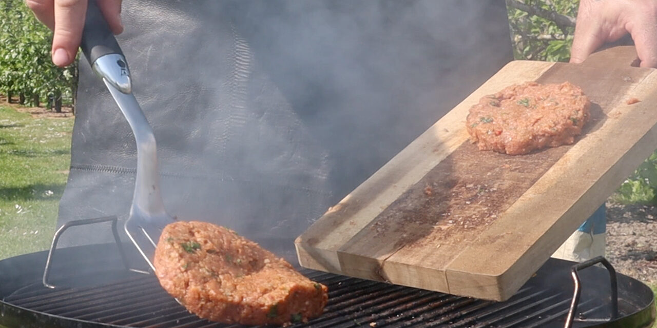 zelfgemaakte hamburgers bbq