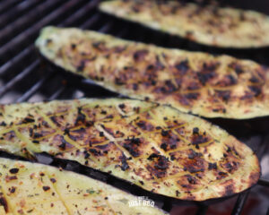 vegan eggplant aubergine BBQ recipe